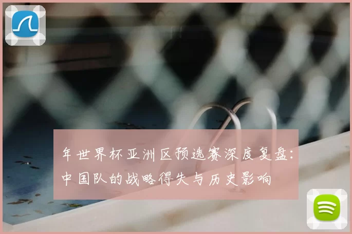 年世界杯亚洲区预选赛深度复盘：中国队的战略得失与历史影响